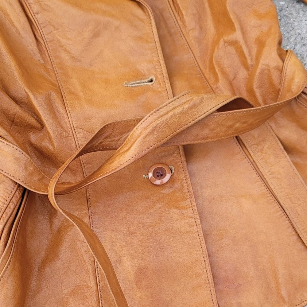 Vtg Soft Impressions Leather Jacket - Picture 2 of 10